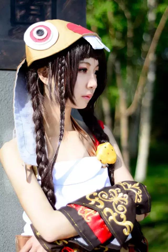 剑网3蓝玲珑cos,剑三定国花萝cos