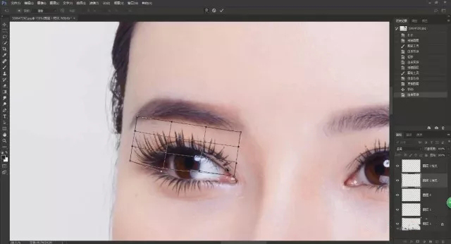 PS为美女添加眼睫毛-PhotoShop教程