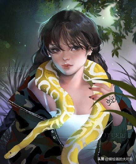 精美生肖拟人原画分享，想要的拿走啊，另附超实用大大笔刷