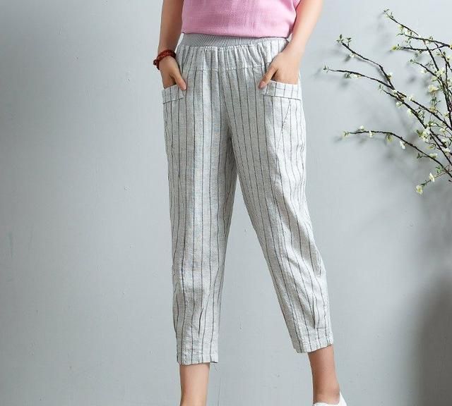 新款棉麻裤好看又凉快,棉麻裤夏天穿吸汗吗