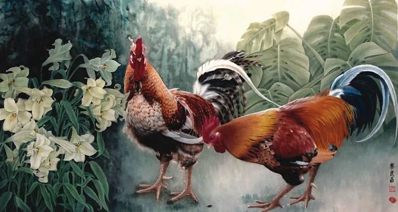 现代工笔重彩人物画,当代工笔重彩人物画