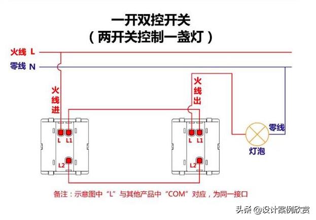 开关一开单控和一开双控怎么接线,多控开关怎么当双控用接线图