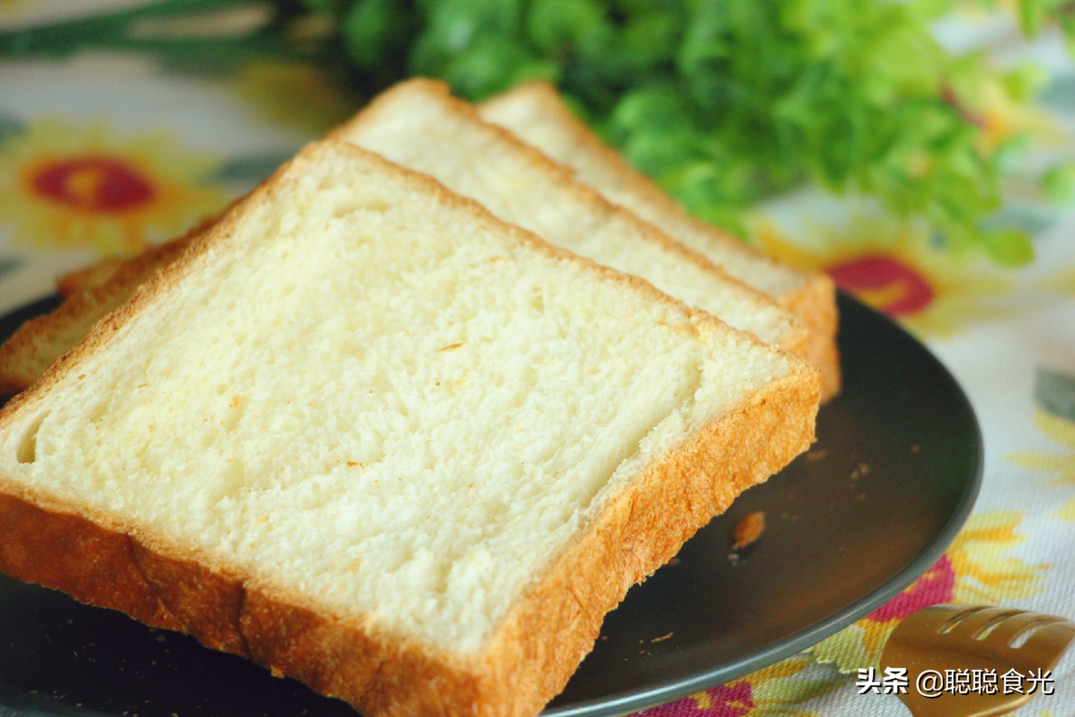 面包机也能做出来的拉丝吐司面包,做吐司面包如何不需要揉面