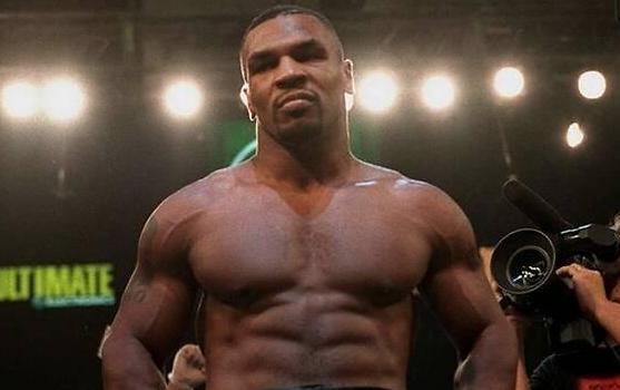 巅峰泰森和奥尼尔,照片不会骗人搞笑图