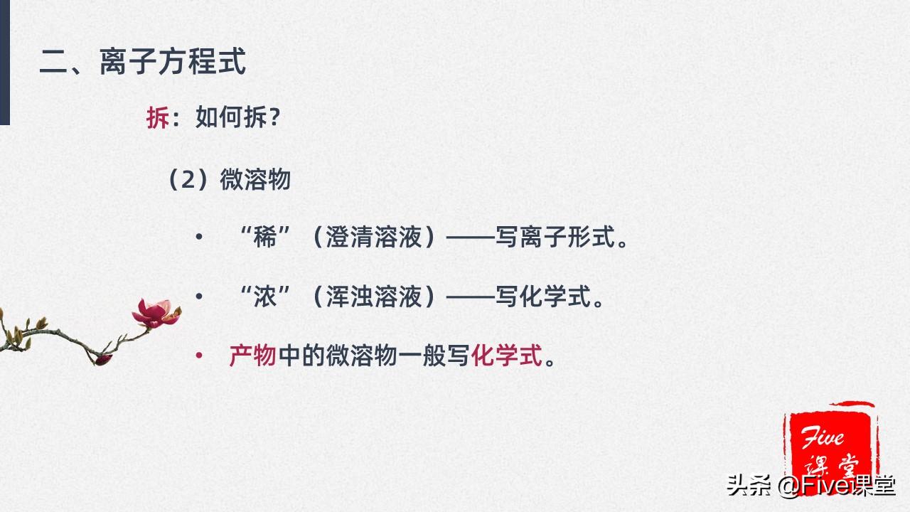 高中化学易错点之离子方程式,高中化学必记离子反应