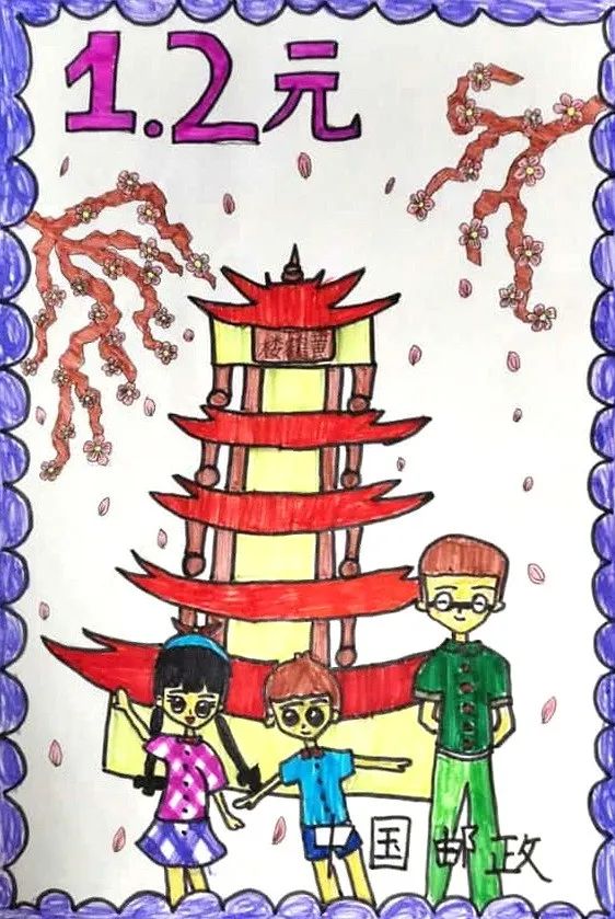 武汉真美少年邮局：把抗疫决心和家乡情怀画到“邮票”中​