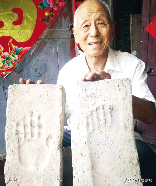 宋代手印砖,汉代陶瓷印