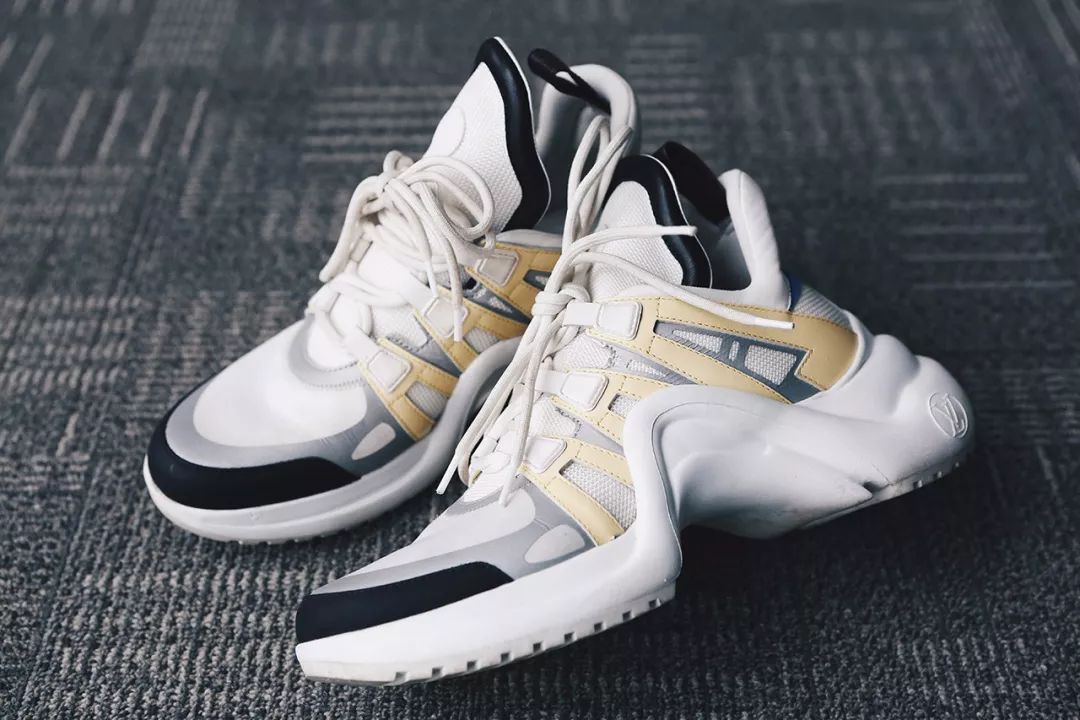 lv老爹鞋上脚效果,lv老爹鞋女款archlight