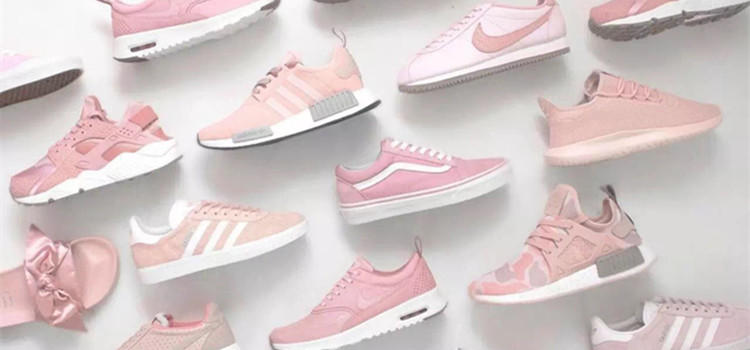 粉色美少女潮鞋合集,百搭小众学生粉鞋