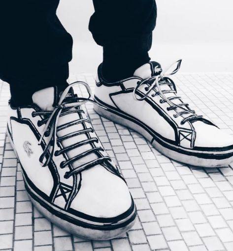 diy鞋子画教程黑白,diy手绘鞋动漫图案大全