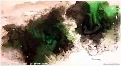 国画山水的上色,国画重彩山水上色技法