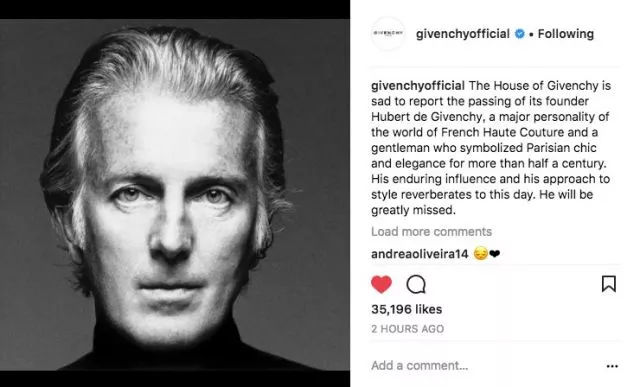 梵希创始人离世，世界上也不再有第二个奥黛丽·赫本