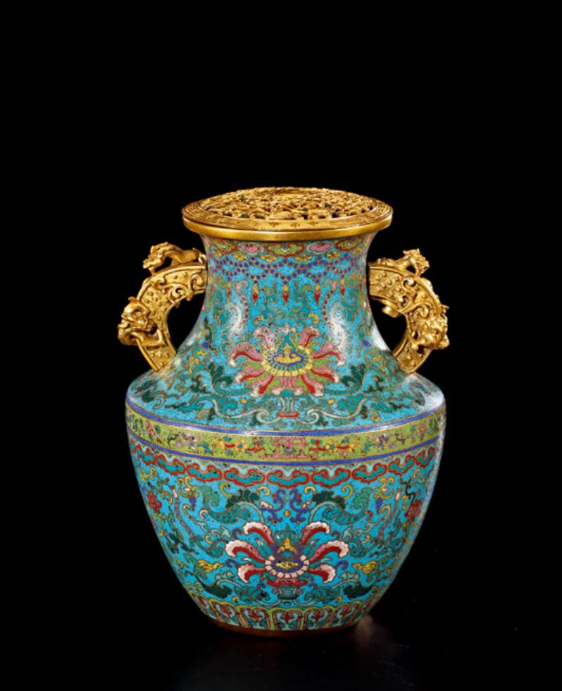 景泰蓝掐丝珐琅器,清雍正御制掐丝珐琅价值