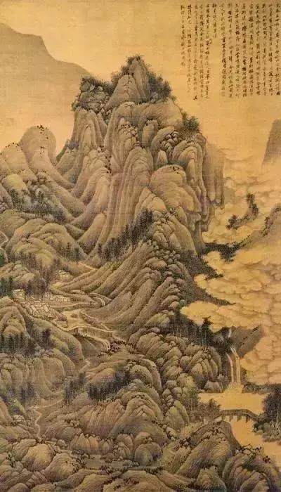 小央美水墨画作品欣赏,40幅养眼浅绛山水画