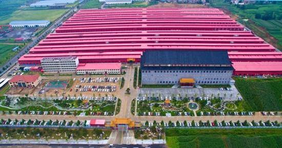 山东巧夺天工红木价格,山东巧夺天工红木家具航拍图