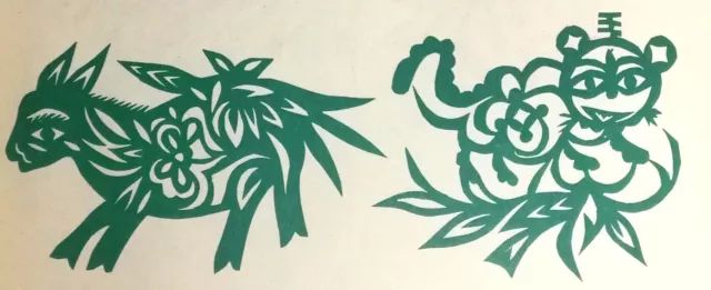 剪纸民间手艺,24幅民间吉祥剪纸图