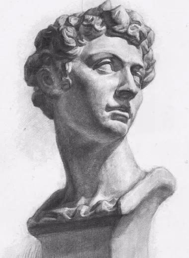 看完这些ps大神的对比图我跪下了,十大神级素描雕塑