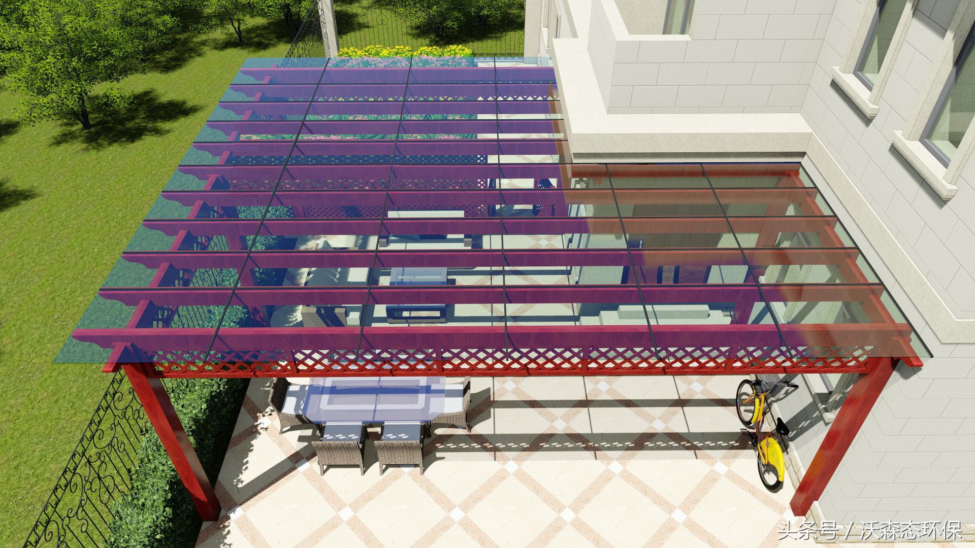 葡萄架拱门花架造型图片大全,铁艺装饰葡萄架效果图