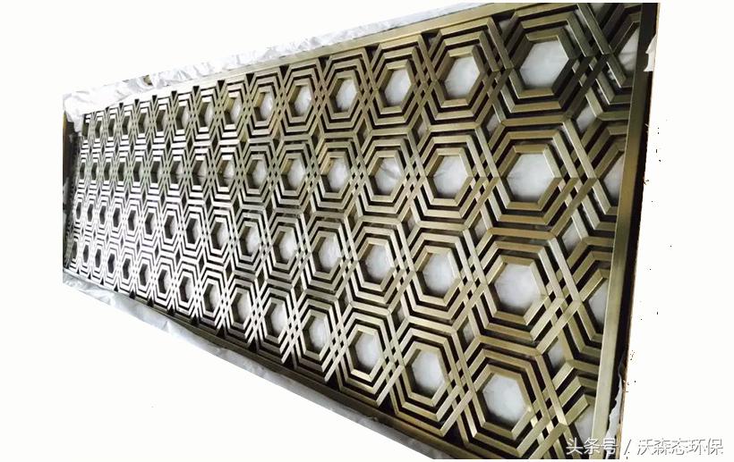 菠萝格庭院图片,菠萝格屏风效果图大全