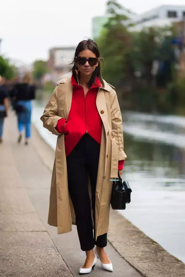 风衣不用多就只买这样一件经典的就可以穿的潮流又时髦了