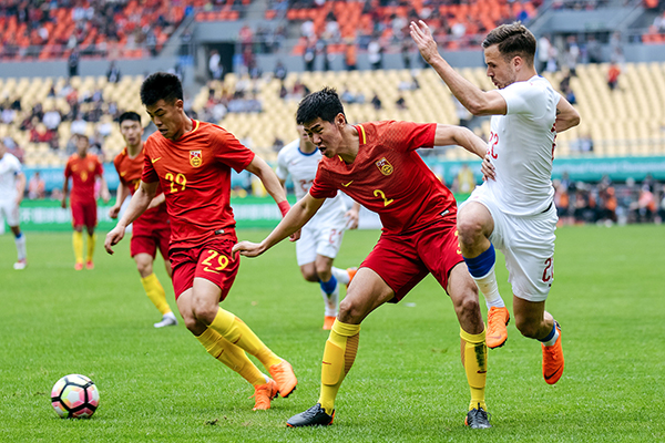 两场10球！上半场1-0领先的是国足二队范晓东成福将或被重用​