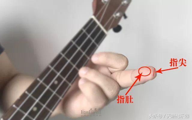尤克里里最详细的按弦方法,学尤克里里最简单的指弹