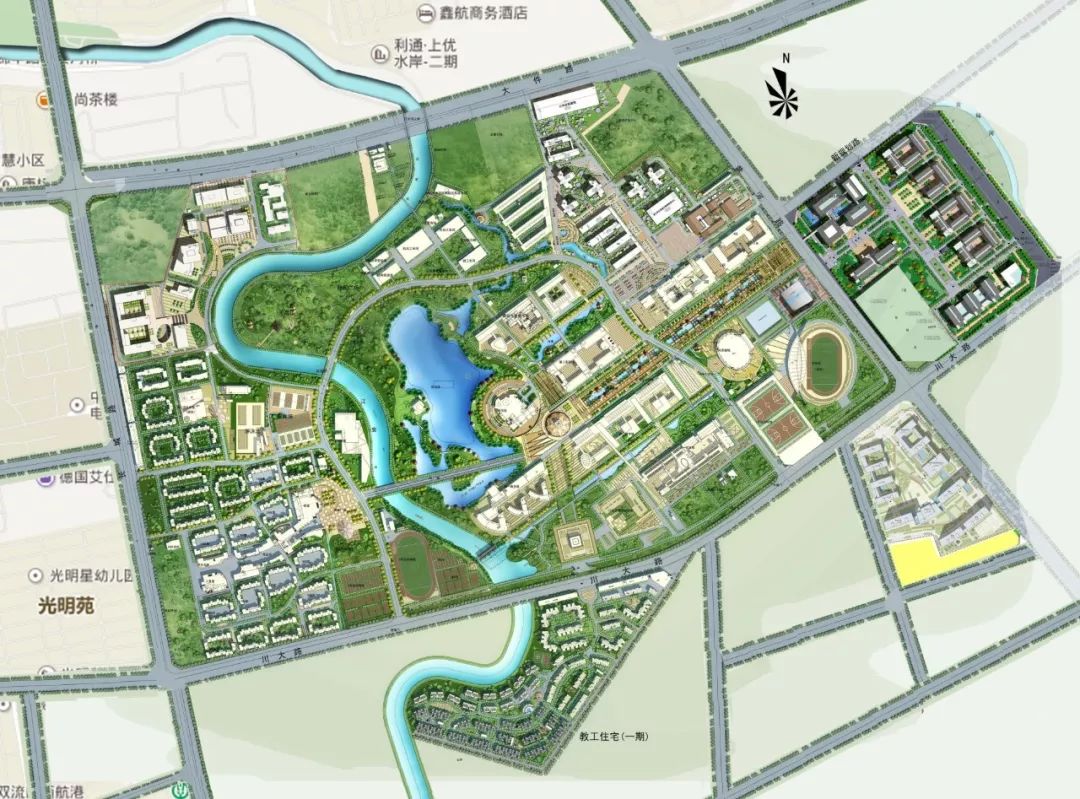 川大江安校区占地面积多少,四川大学江安校区规划图