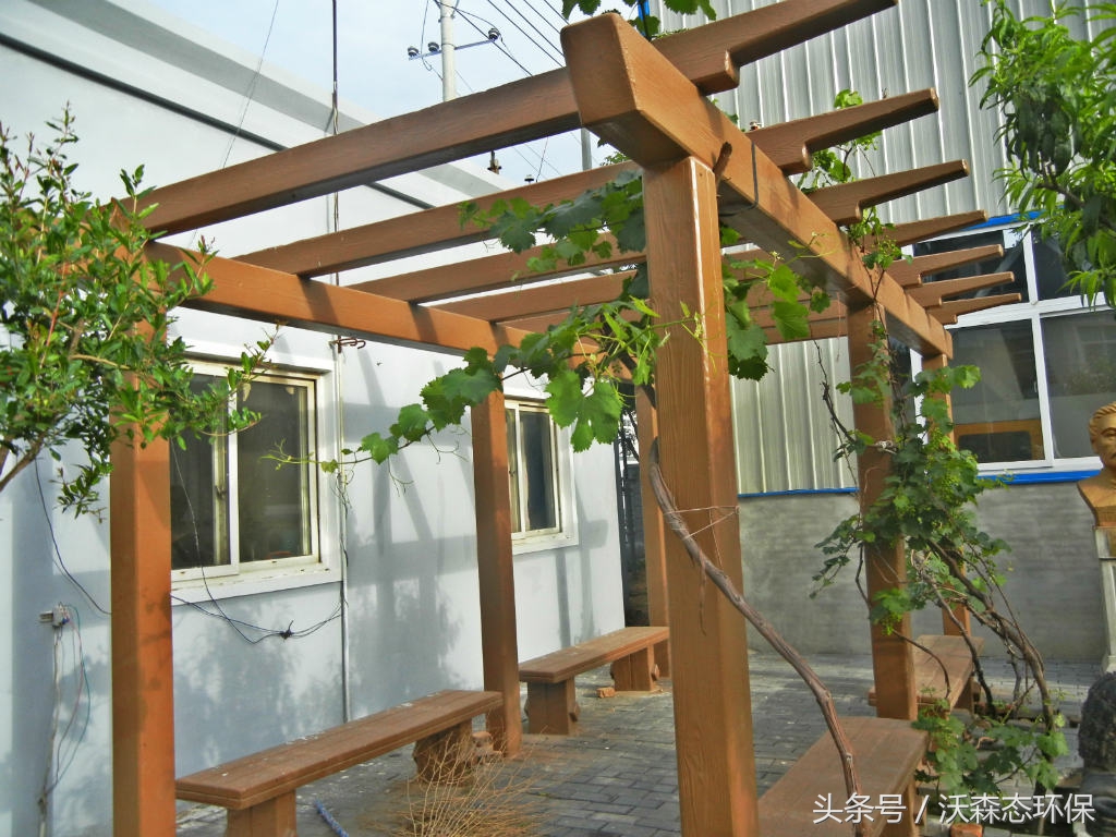 阳台花园花架,阳台花园打造轻奢花架