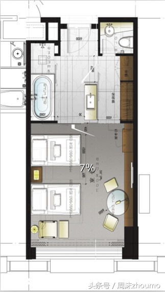 酒店标准间设计方案,星级酒店设计标准案例图片