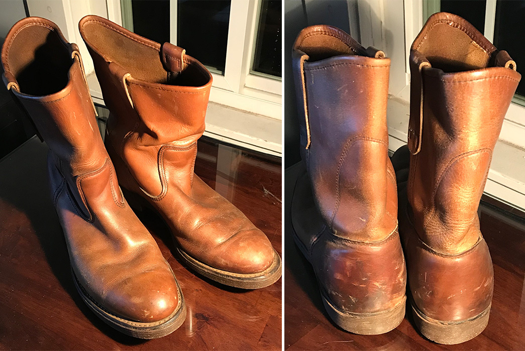 「养牛」落色故事——RedWingPecos皮靴（10年以上）