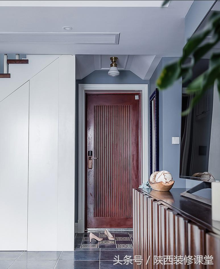 280平轻奢美式,120平美式轻奢风高级蓝灰