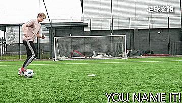 50种个人足球技巧训练,100个足球过人技巧gif