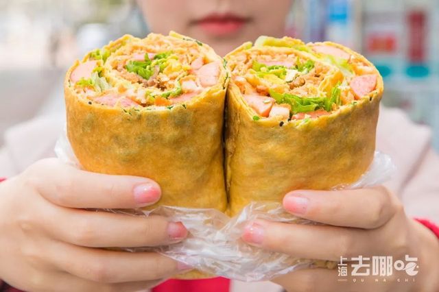 称霸徐汇5年的神级煎饼摊,学生*党**可以免排队!