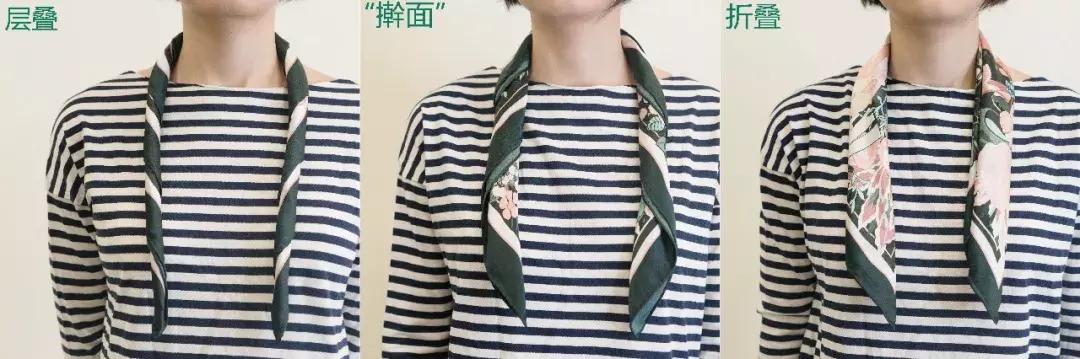 各种丝巾怎么戴,丝巾各种各样戴法
