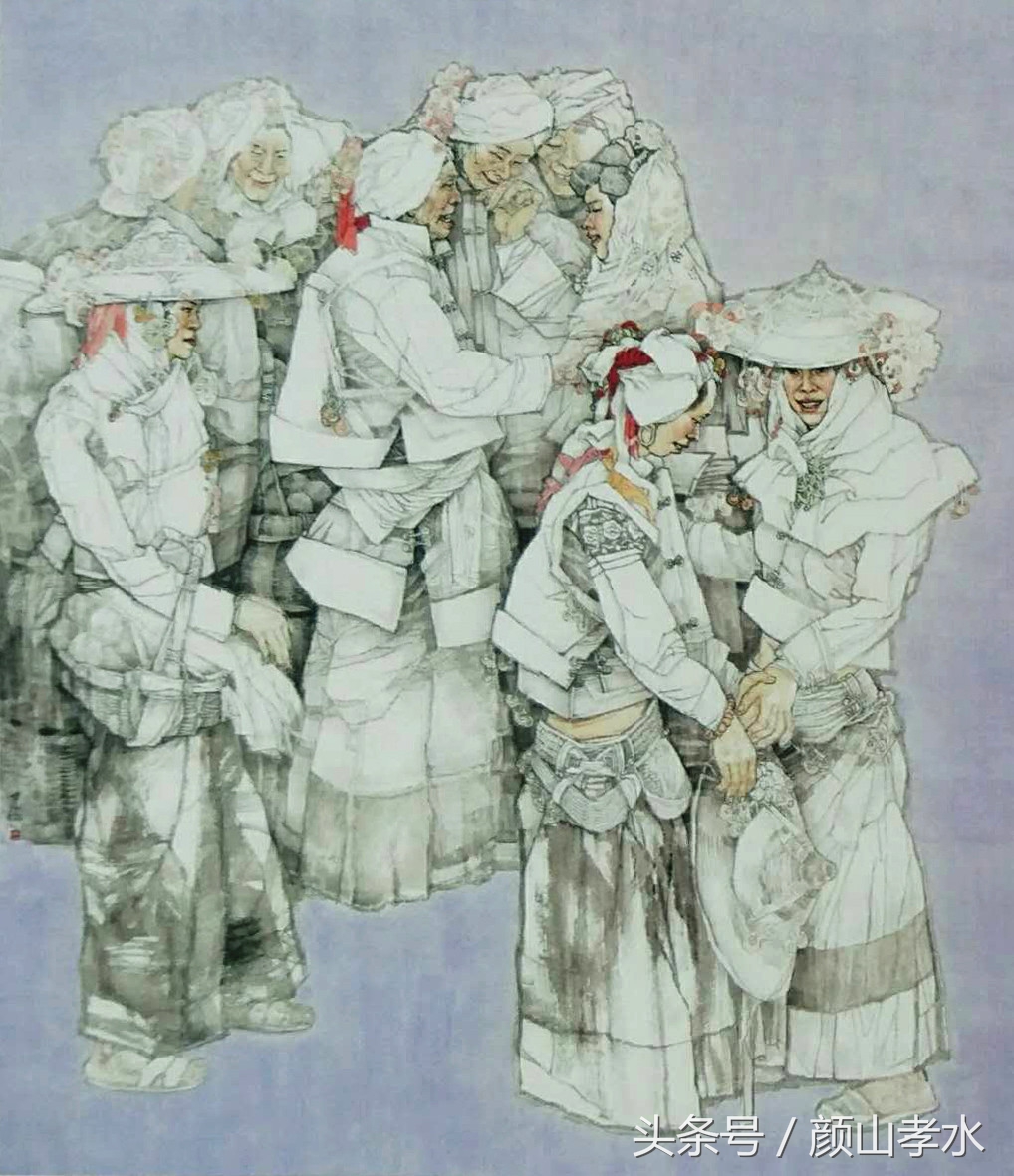 放牛出身的水墨画家,画乡村的中国知名画家