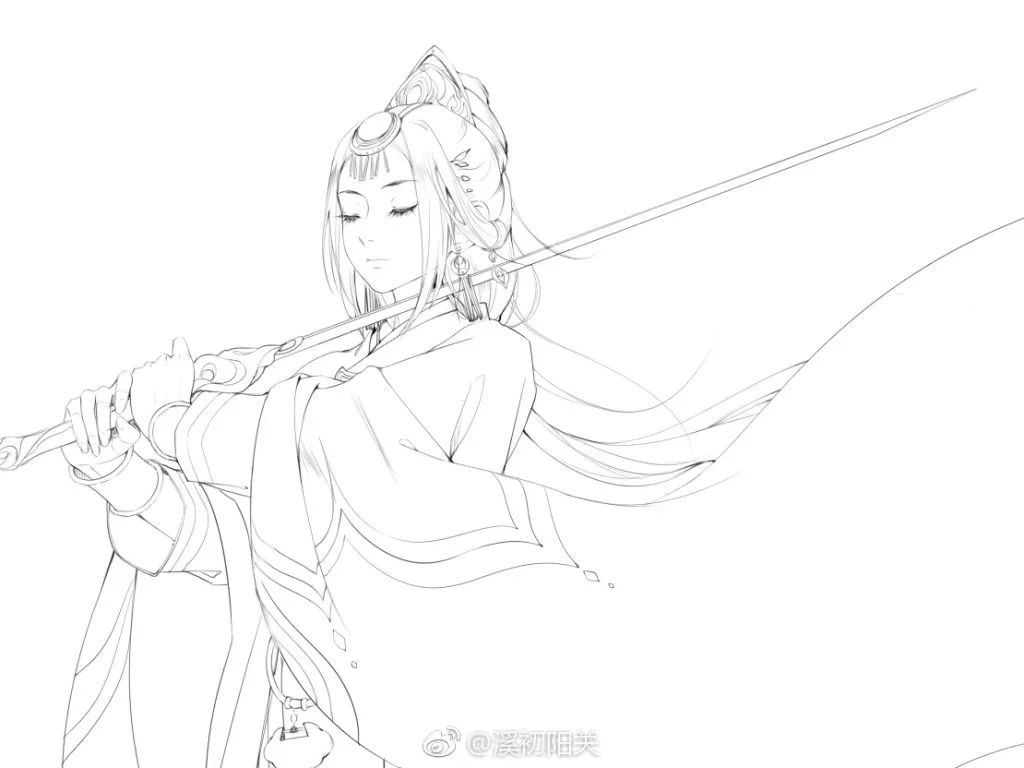 画师溪初阳关：创作的初心来自女神—伊吹五月