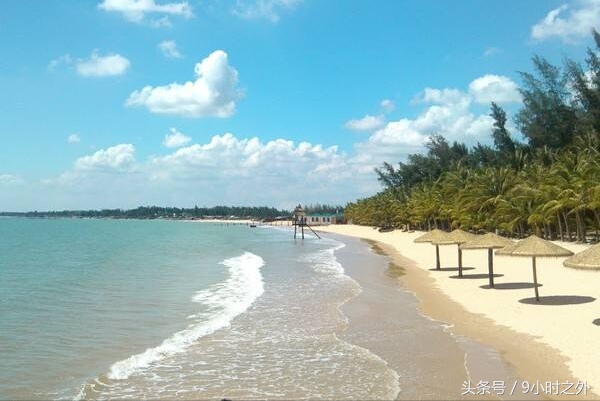 雷州乌石镇天成台度假黄金海岸,雷州乌石港景区