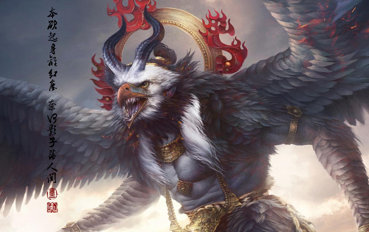 九灵元圣vs麒麟妖王,西游记八大妖王金翅大鹏鸟