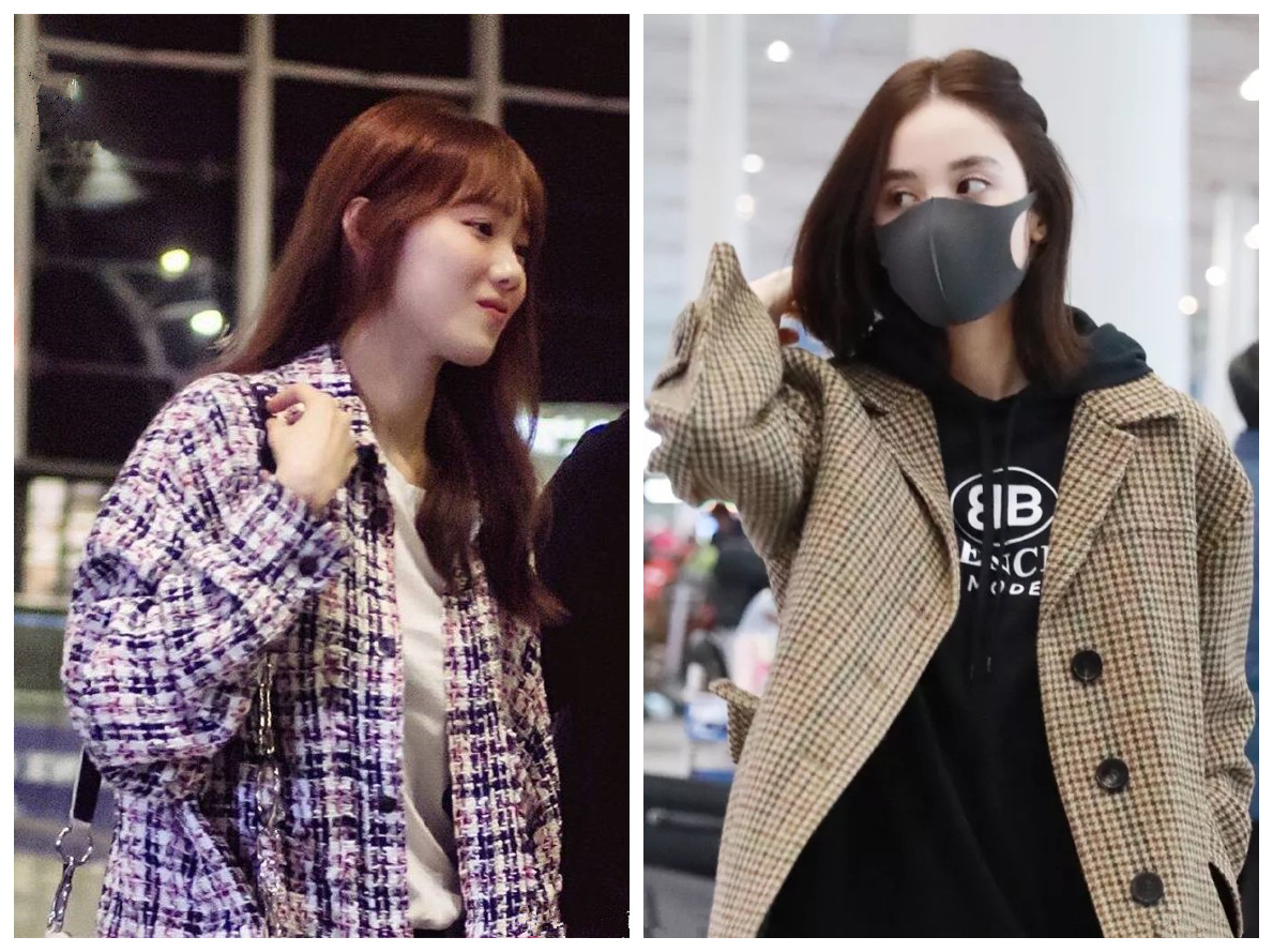 李圣经碎花连衣裙,李圣经穿连衣裙