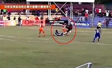 足球守门被爆头,足球守门员被爆头