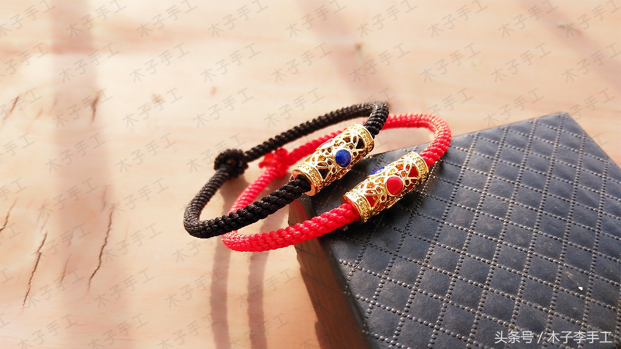 适合手残党的红绳编织技巧,手残党编手链教程