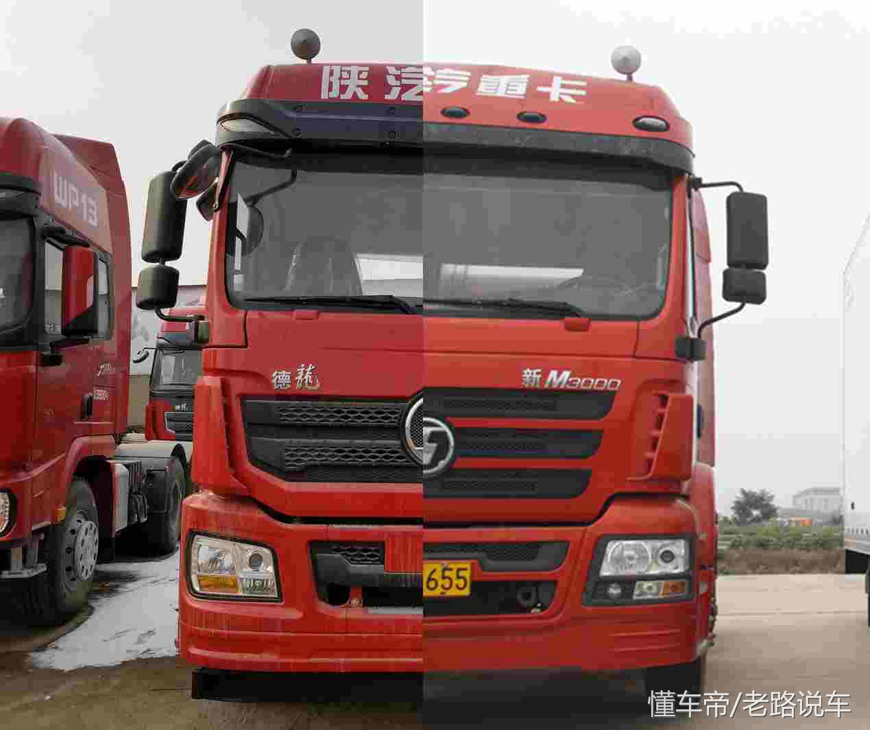 陕汽德龙新m3000s讲解,陕汽德龙新m3000制动回路气压低