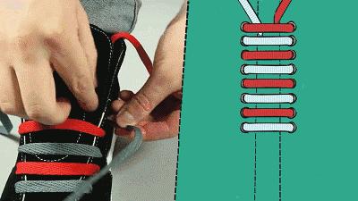 鞋带怎么穿不用系又好看,让鞋子颜值翻倍的5种鞋带系法