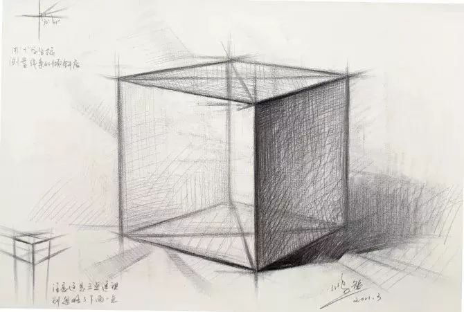 素描入门几何图形教学,美术素描入门简单图形知识点