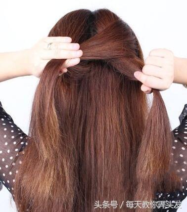 一个歪辫子的编发教程,俏皮辫子的编发教程