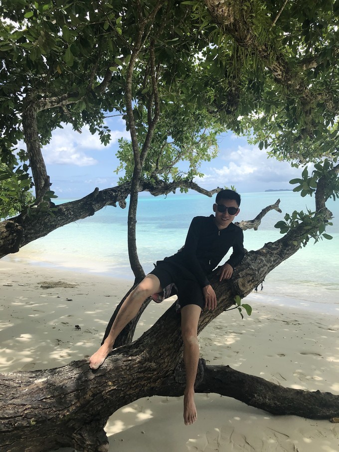 帕劳的海景风光给人美的享受,帕劳的海洋和沙滩风景图片