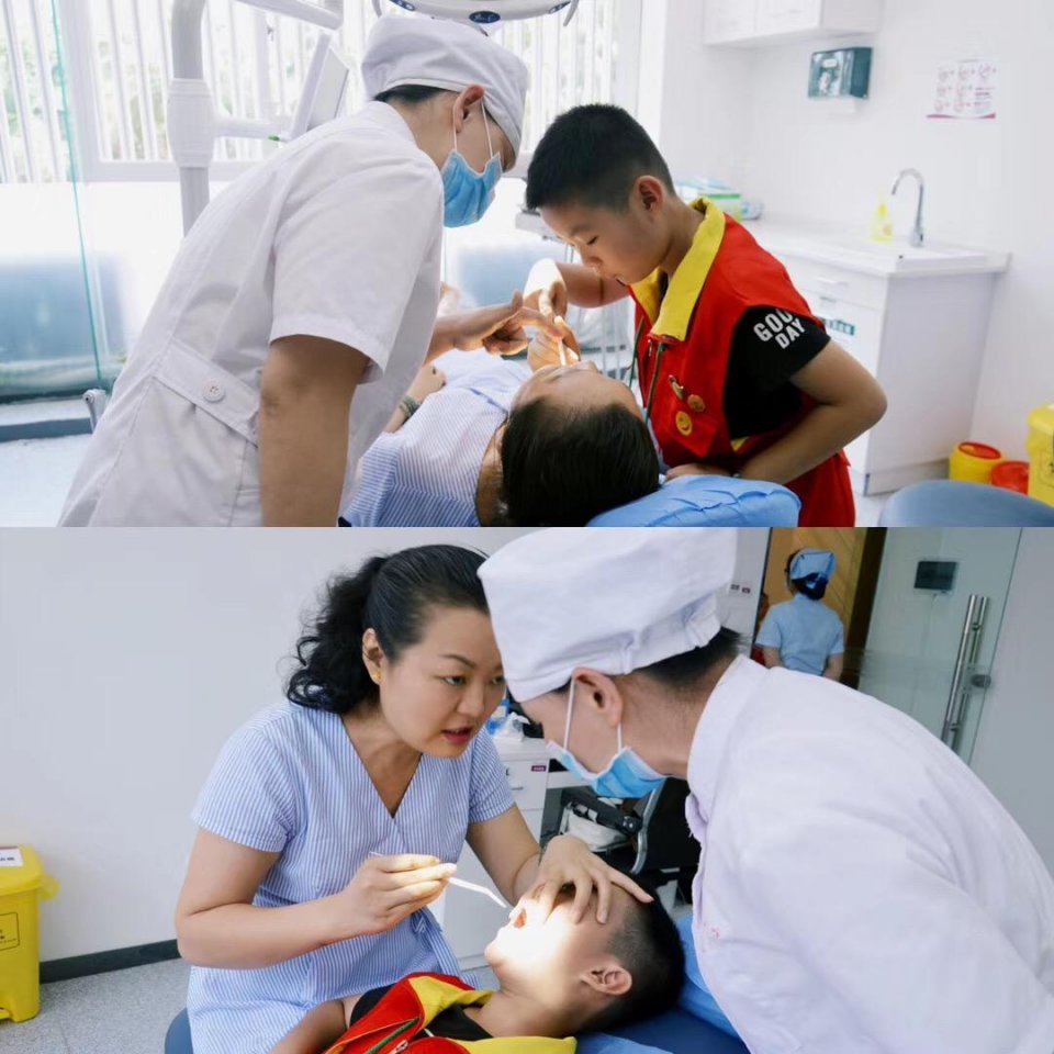 化身小记者采访家人求学成长,小记者变身小牙医