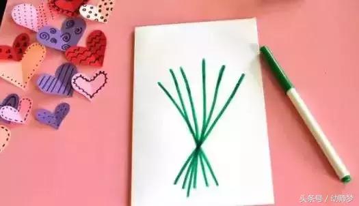 母亲节贺卡高级ins风大贺卡,父亲节贺卡和母亲节贺卡