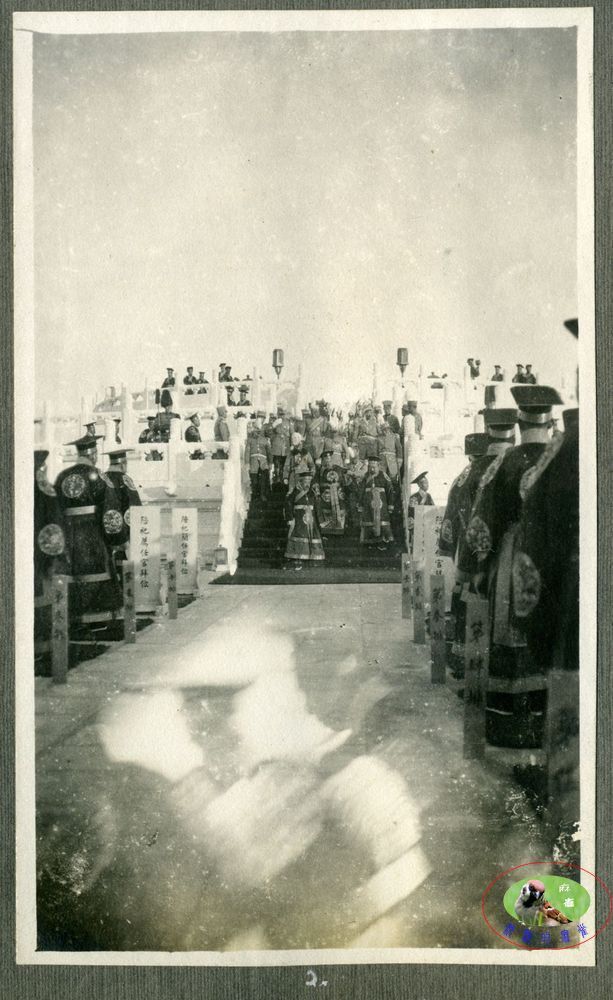 老照片1913年袁世凯天坛祭天,袁世凯祭天大典照片