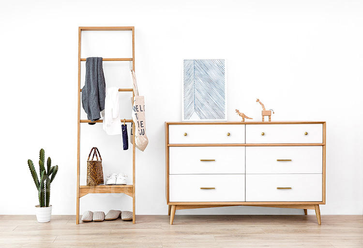 衣帽架带轮可移动落地立式挂衣,轻奢衣帽架落地家用卧室挂衣